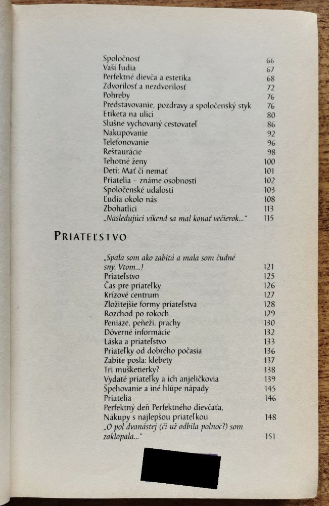 Breviár perfektného dievčaťa