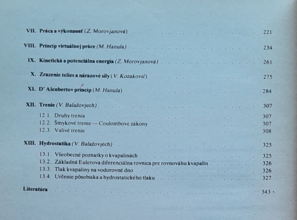 Teoretická mechanika v príkladoch