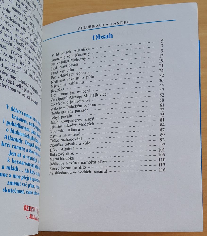 V hlubinách Atlantiku / Azimut