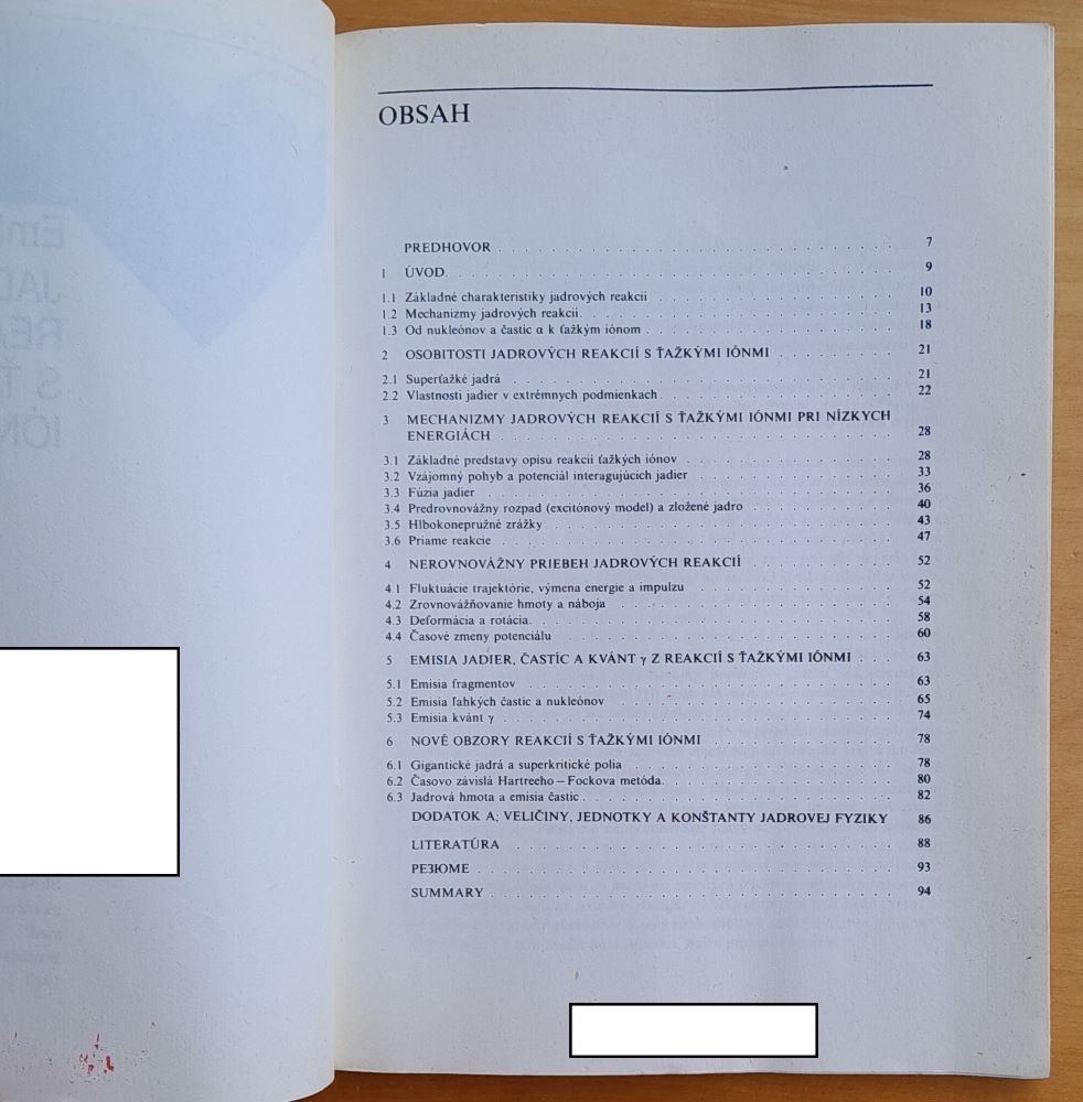 Jadrové reakcie s ťažkými iónmi / Edícia Matematika, fyzika