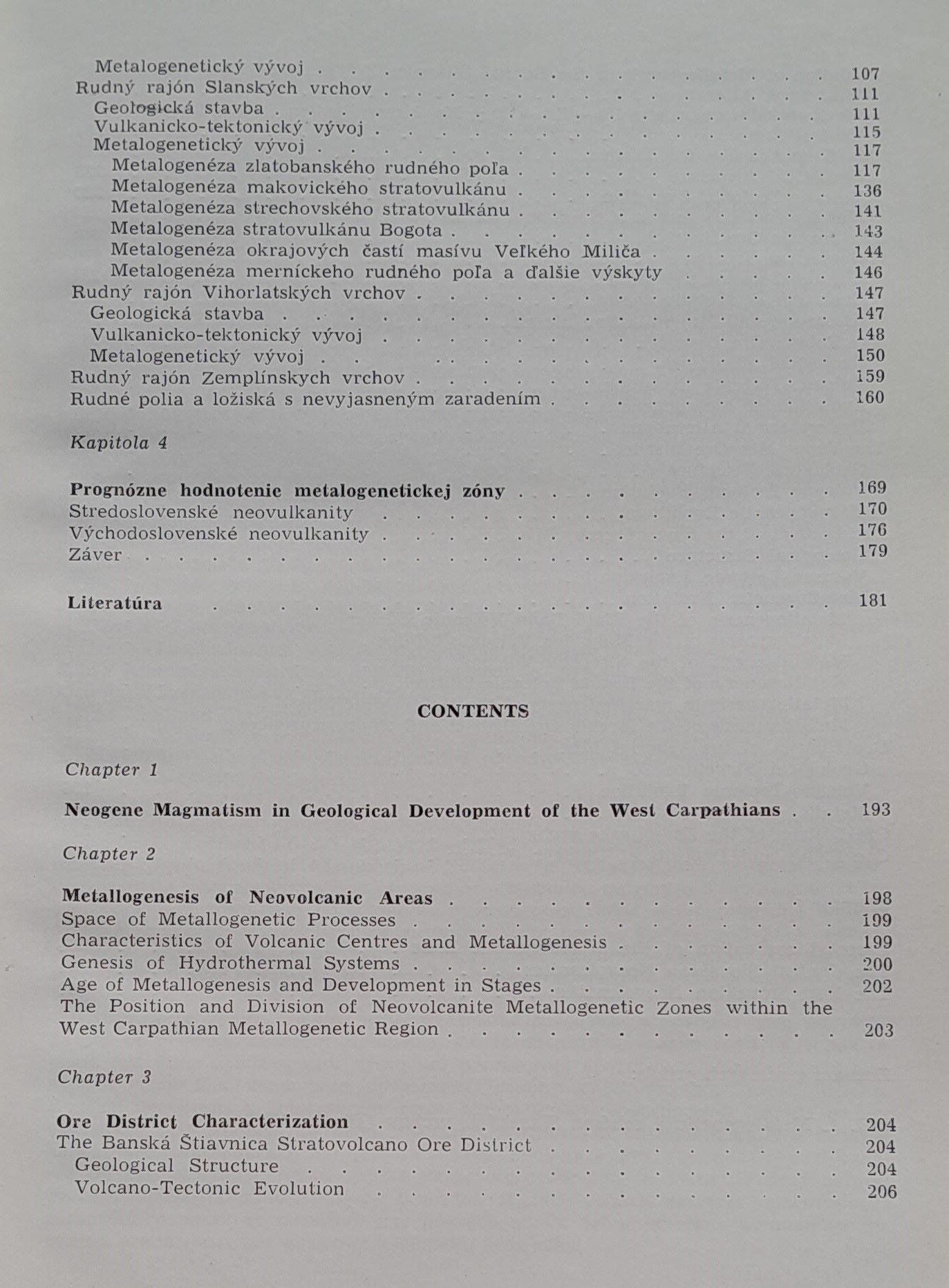 Metalogenéza neovulkanitov Slovenska / Mineralia slovaca / Monografia / Náklad 1000 výtlačkov