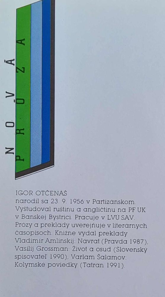 Kristove šoky / Nová próza