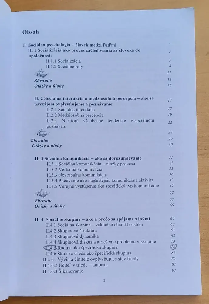 Vybrané kapitoly z psychológie 1. 2.