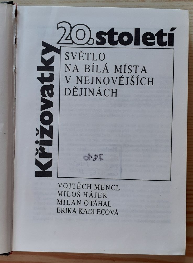 Křižovatky 20. století 