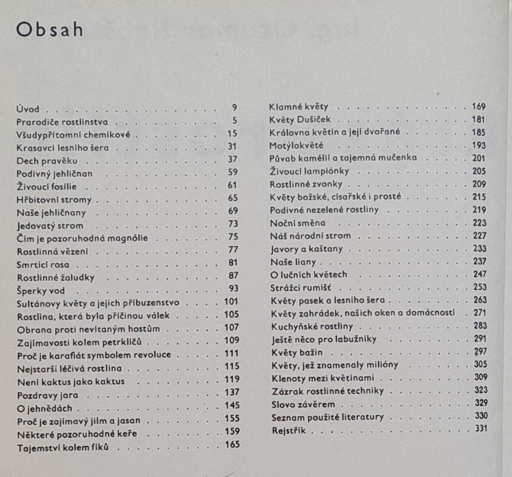 Skrytá krása rostlin / Lesnictví a myslivost