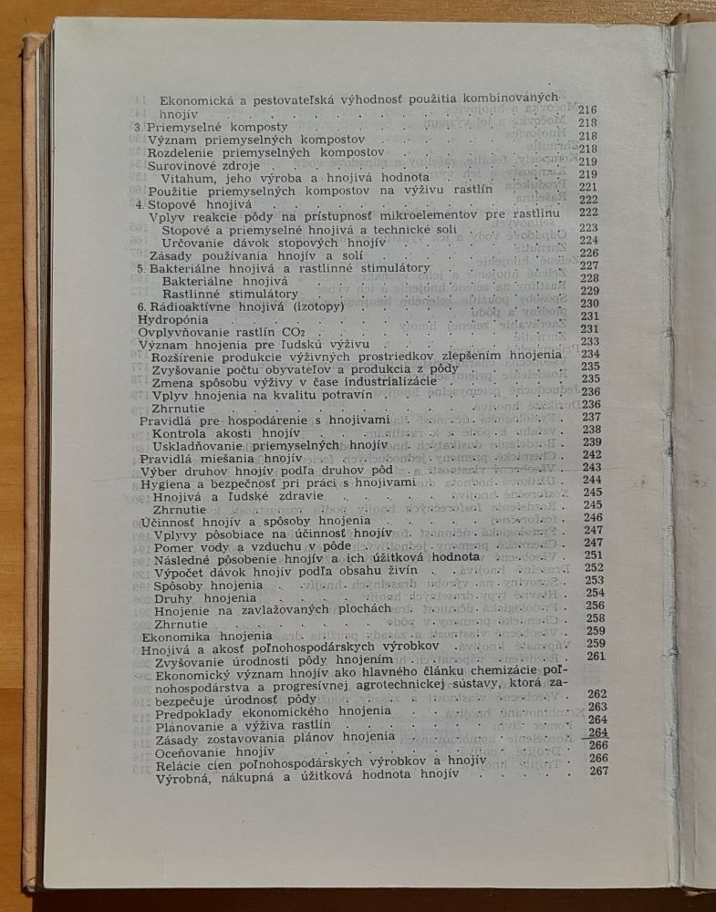 Náuka o prostredí rastlín / Výživa rastlín / Rastlinná výroba