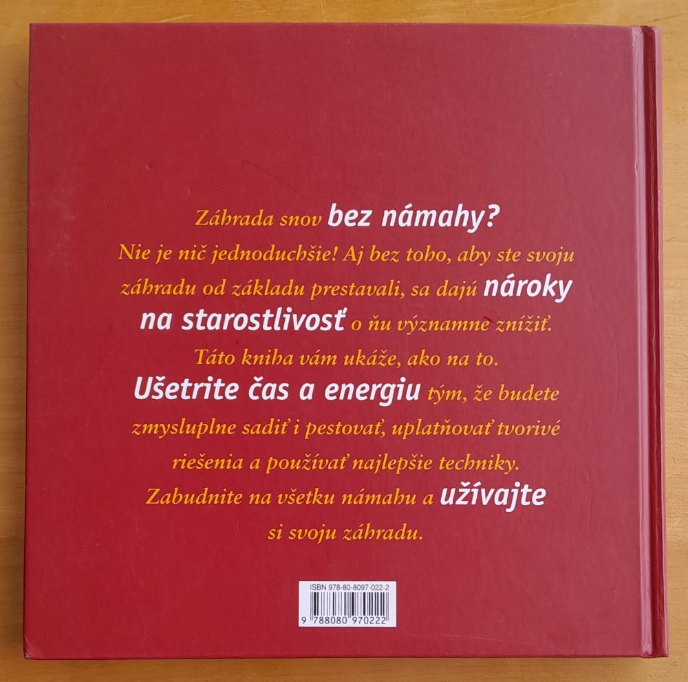 Krásna nenáročná záhrada