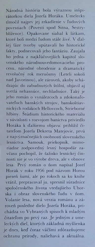 Volanie lesa / Vybrané spisy / Ilustroval Ľubomír Kellenberger