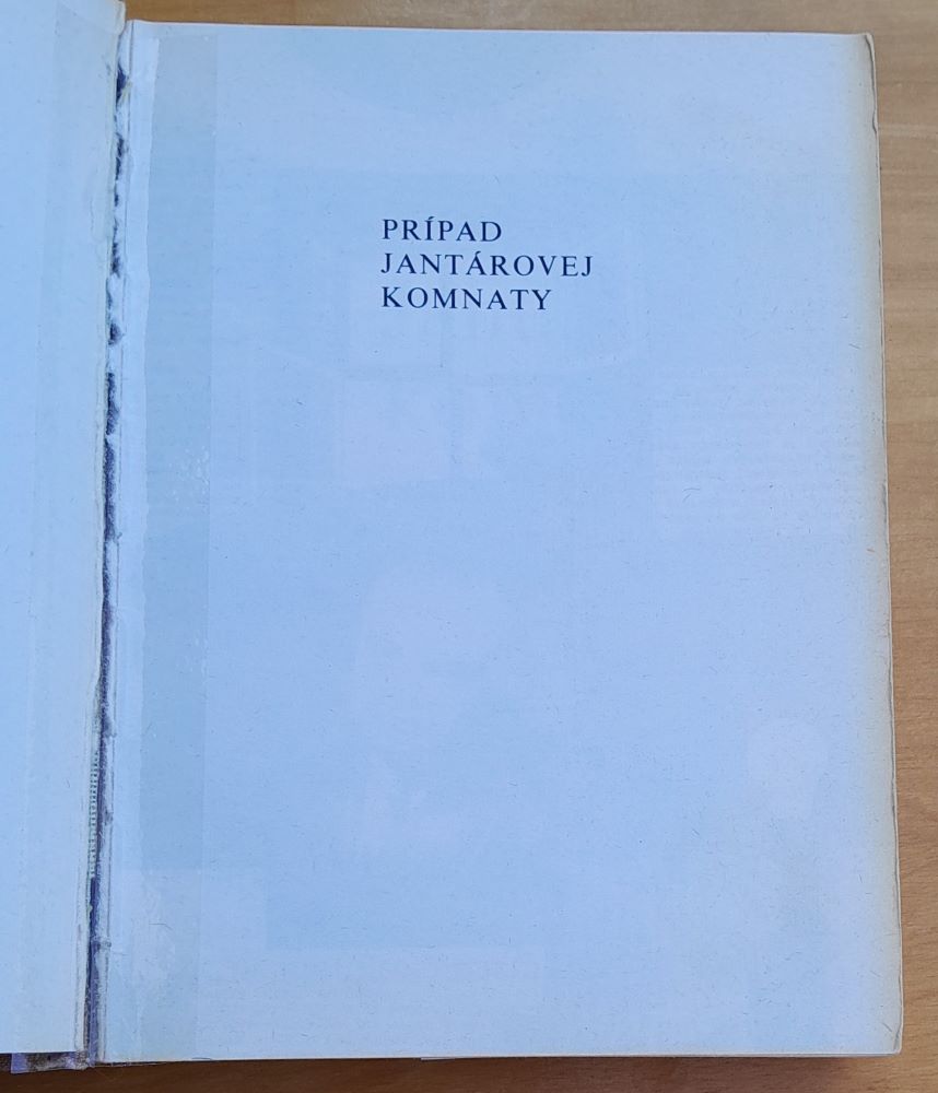 Prípad jantárovej komnaty / Klub mladých čitateľov