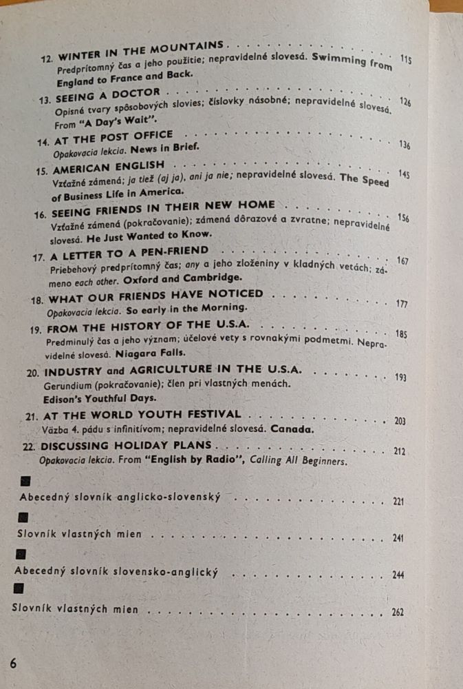 Angličtina pre II. ročník stredných škôl