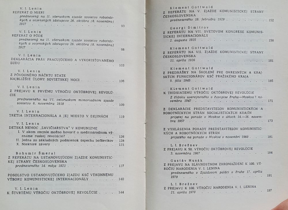 Veľký október, leninizmus a súčasnosť / Výber z dokumentov