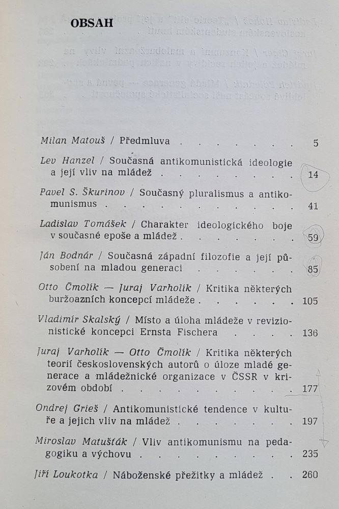 Mládež a ideologický boj