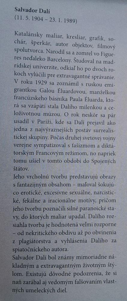 Dalí a ja / Neskutočný príbeh / Životný príbeh Salvadora Dalího