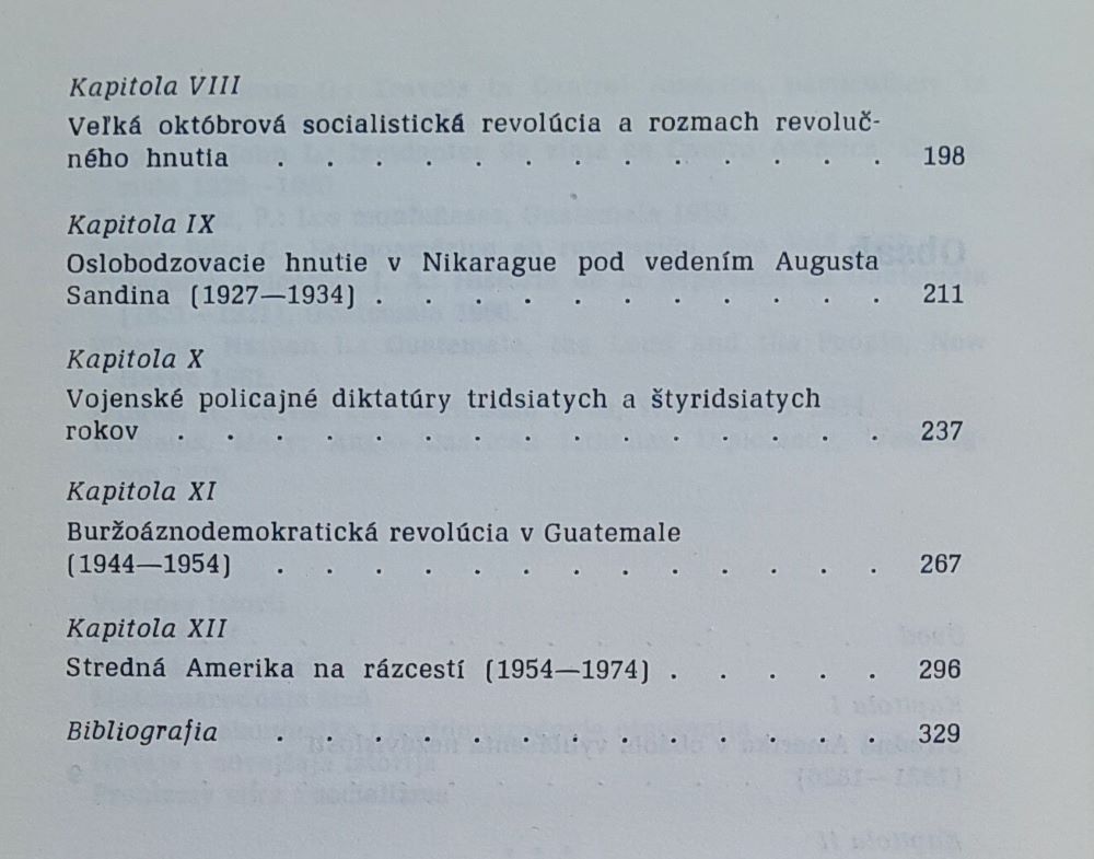 Nové a novšie dejiny krajín strednej Ameriky
