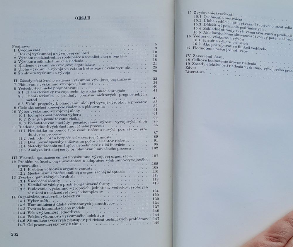 Zvyšovanie účinnosti riadenia výskumno-vývojovej organizácie