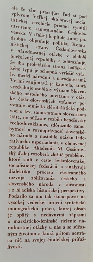 Z histórie česko-slovenských vzťahov