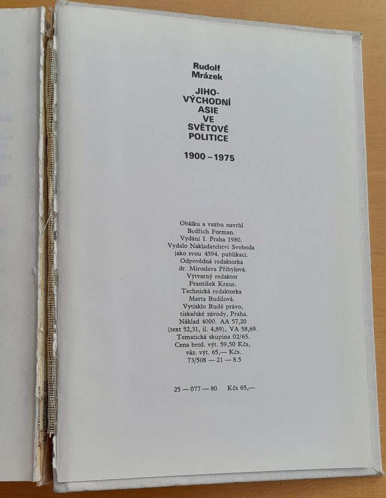 Jihovýchodní Asie ve světové politice 1900-1975