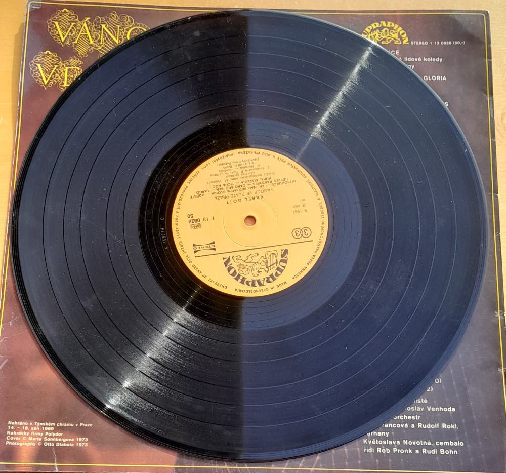 Vánoce ve zlaté Praze, Karel Gott - LP platňa - long play
