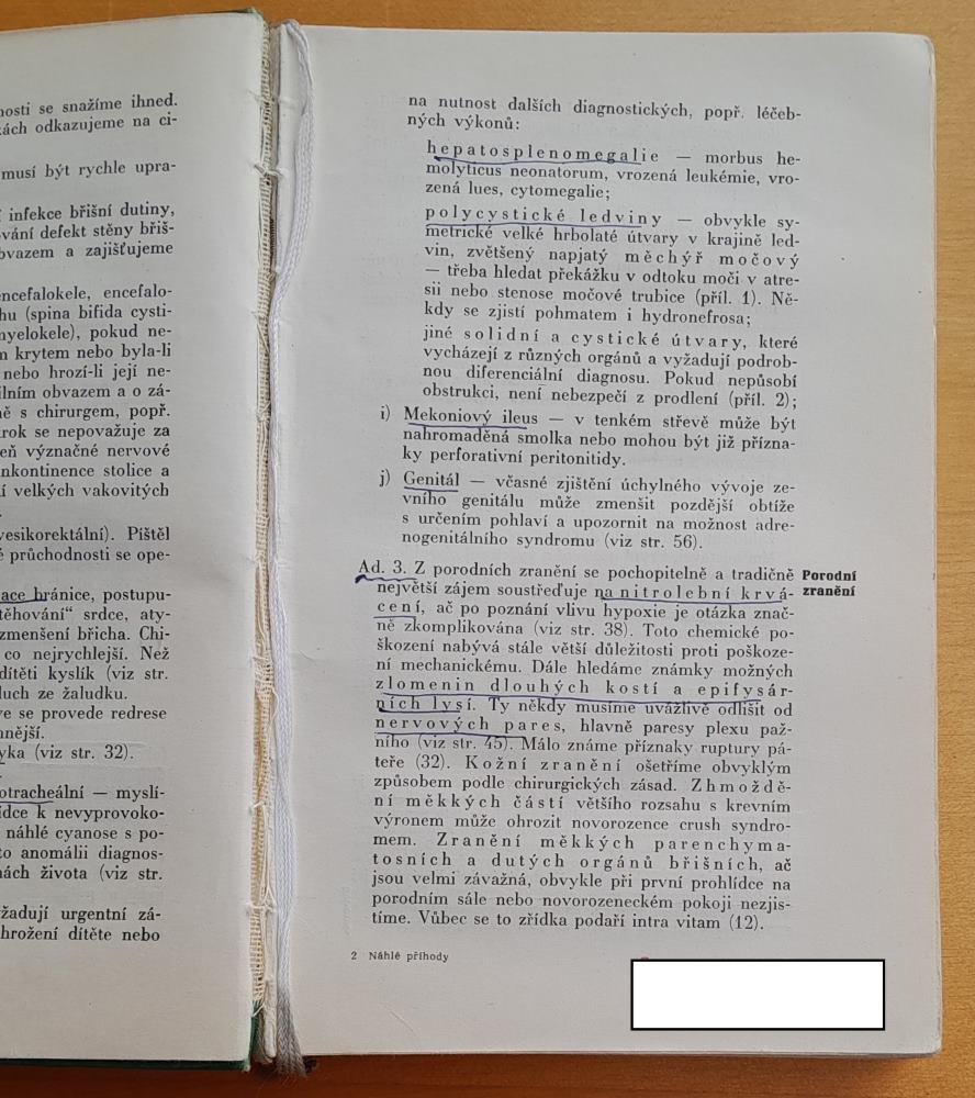 Náhlé příhody v pediatrii