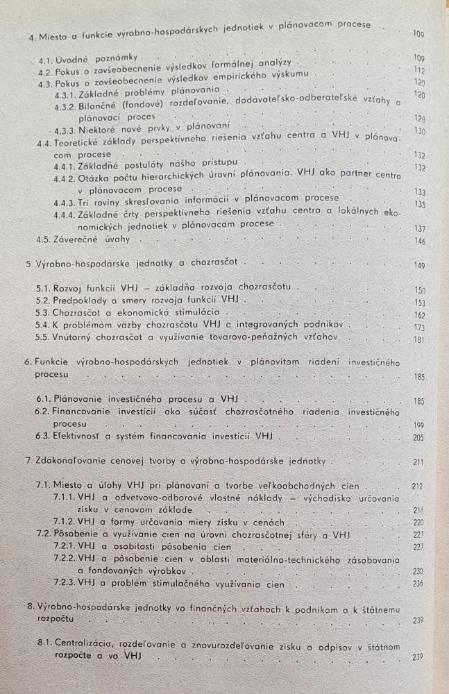 Výrobno-hospodárske jednotky v hospodárskom mechanizme rozvinutého socializmu
