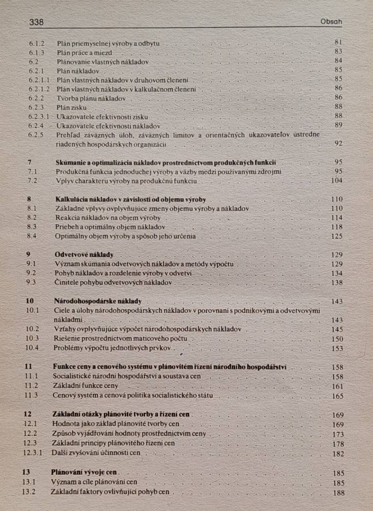 Vlastné náklady a ceny