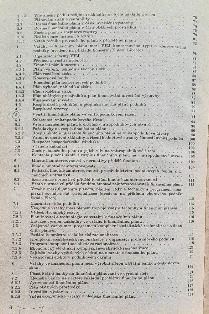 Finanční plánování v prúmyslu