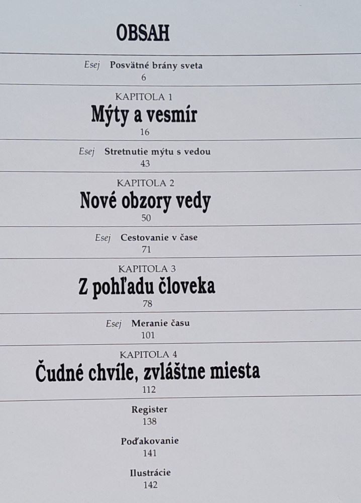 Tajomstvo času a vesmíru / Edícia záhad