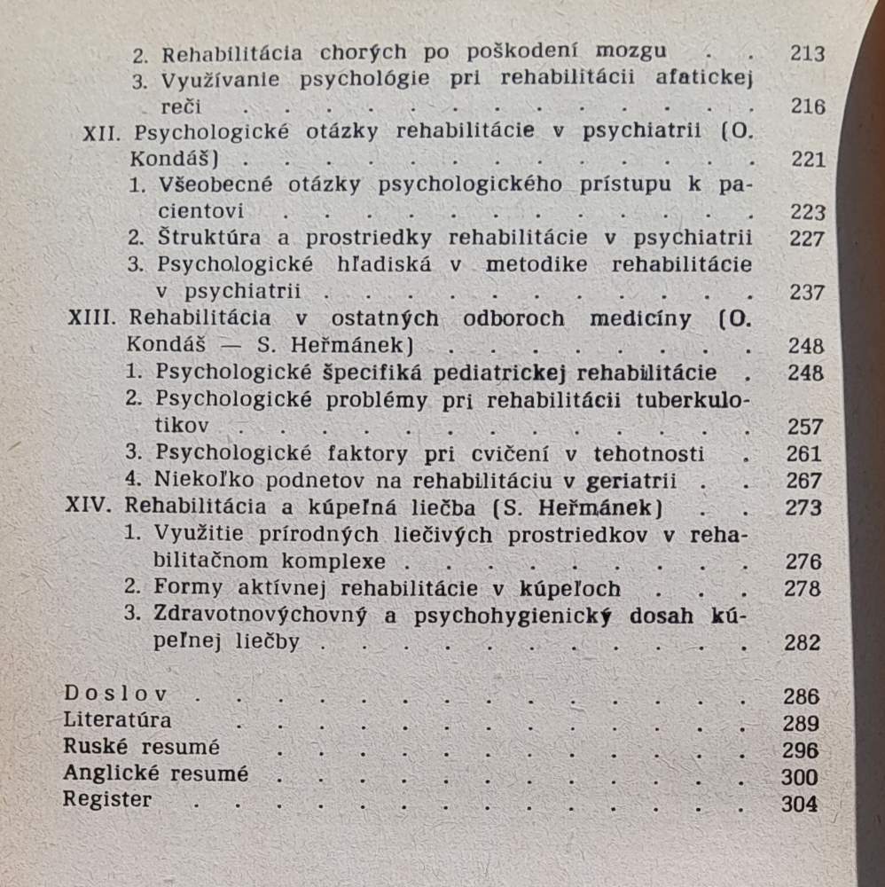 Psychológia v liečebnej rehabilitácii