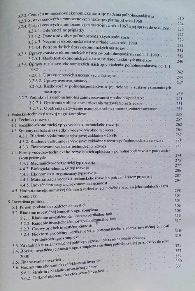 Hospodárska politika v agrokomplexe
