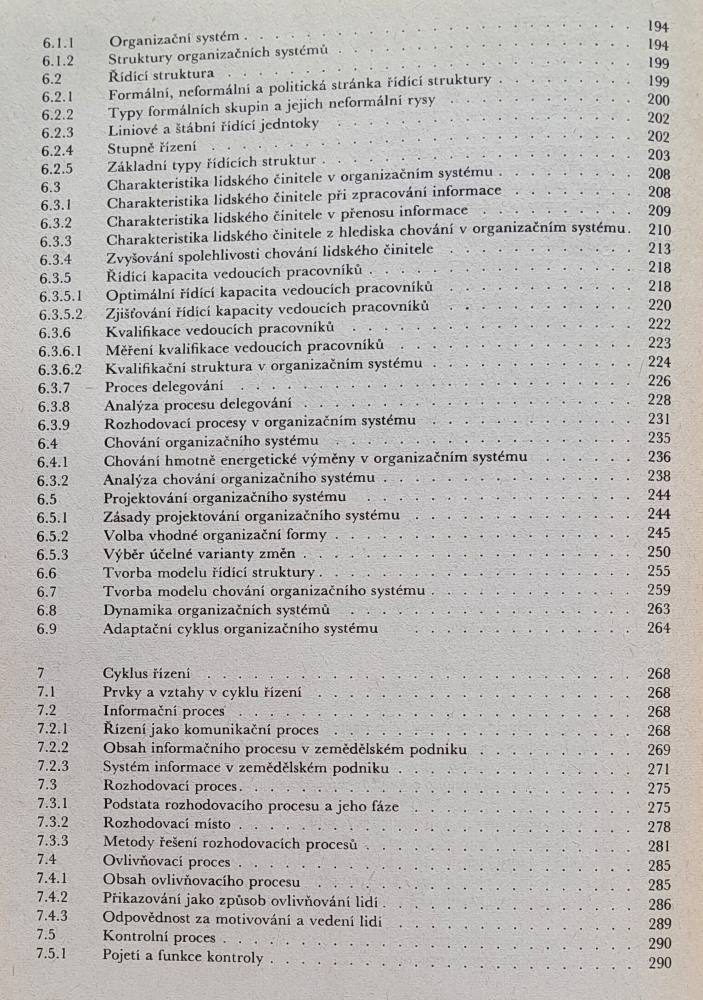 Teorie řízení v socialistickém zemědělství