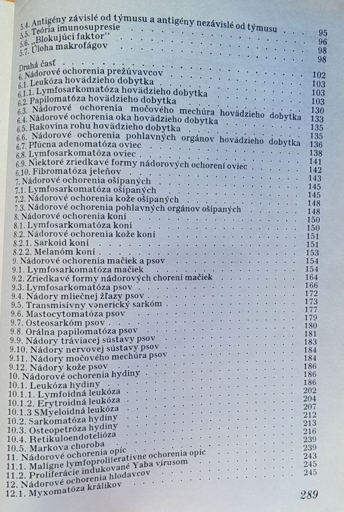 Nádorové ochorenia zvierat / Organizátor poľnohospodárskej veľkovýroby