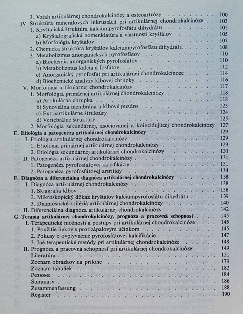 Chondrocalcinosis articularis / Edícia pre Postgraduálne štúdium lekárov