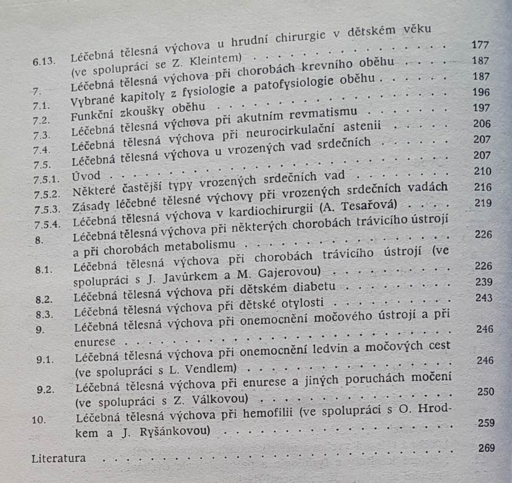 Léčebná tělesná výchova v pediatrii
