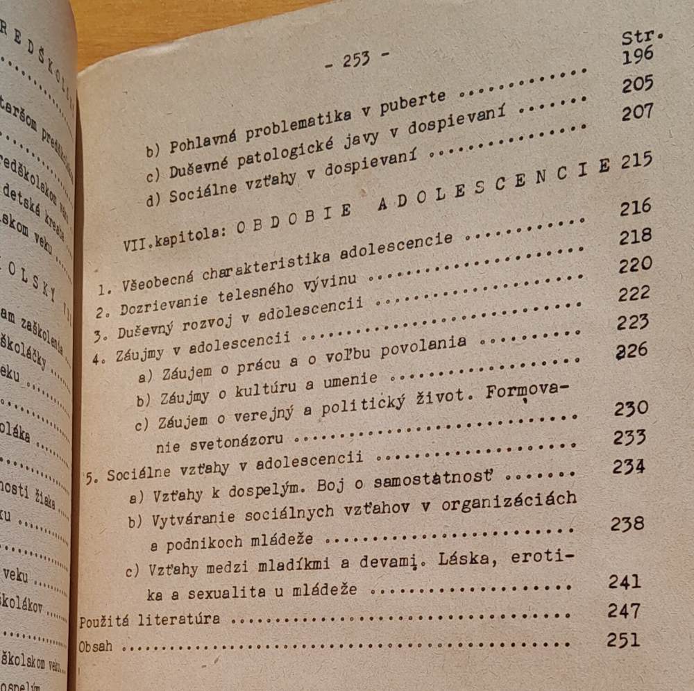 Psychológia dieťaťa a mládeže / Vysokoškolské učebné texty