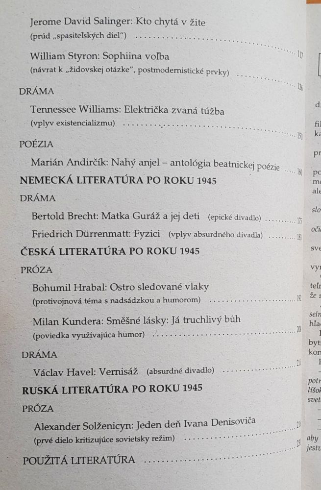 Sprievodca dielami slovenskej a svetovej literatúry 1. 2. 3.