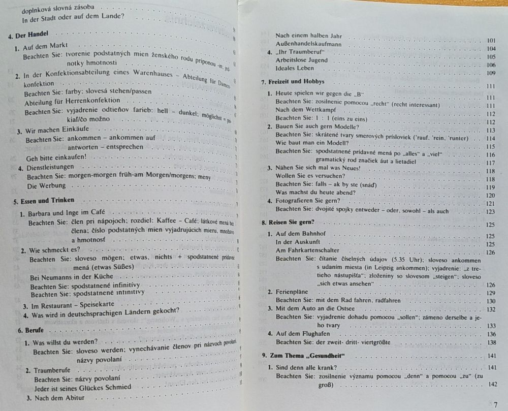 Nemecká konverzácia a čítanie