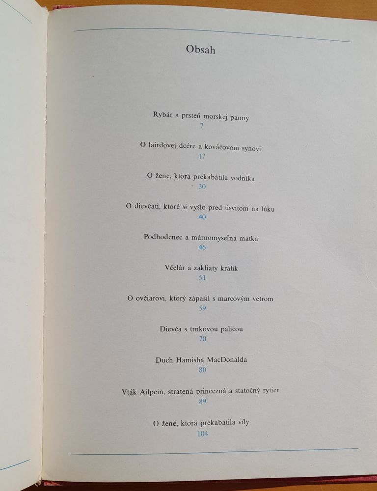 Rybár a prsteň morskej panny / Škótske ľudové rozprávky / Z rozprávky do rozprávky