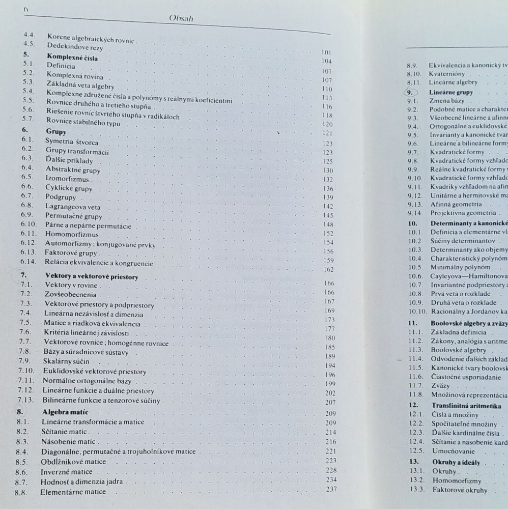 Prehľad modernej algebry / Edícia Teoretickej literatúry