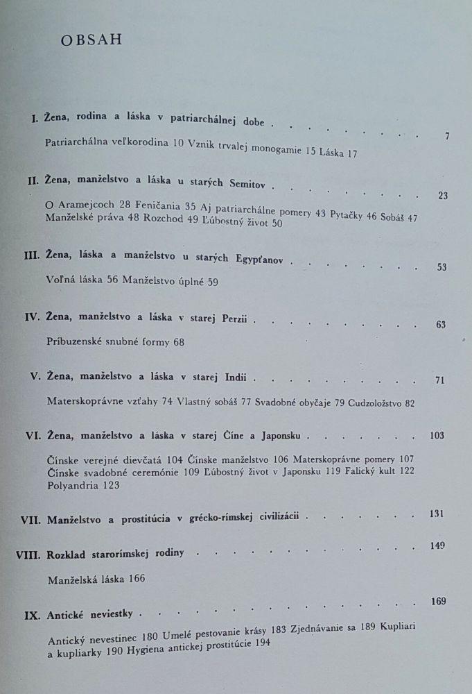 Dejiny ženy 2. / Žena staroveká / Populárne sociologické, etnologické a kultúrno-historické kapitoly