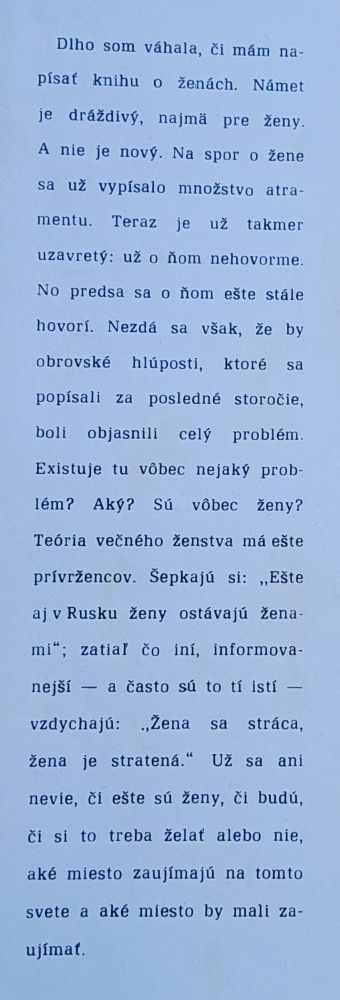 Druhé pohlavie 1. 2. / Malá moderná encyklopédia