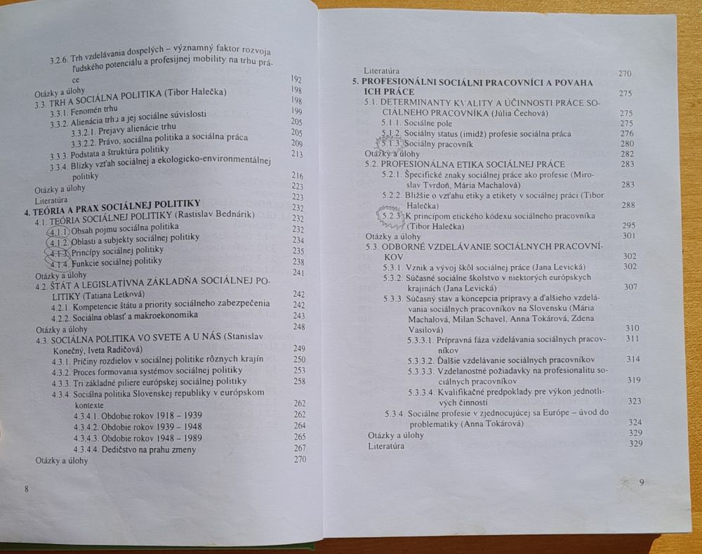 Sociálna práca / Kapitoly z dejín, teórie a metodiky sociálnej práce