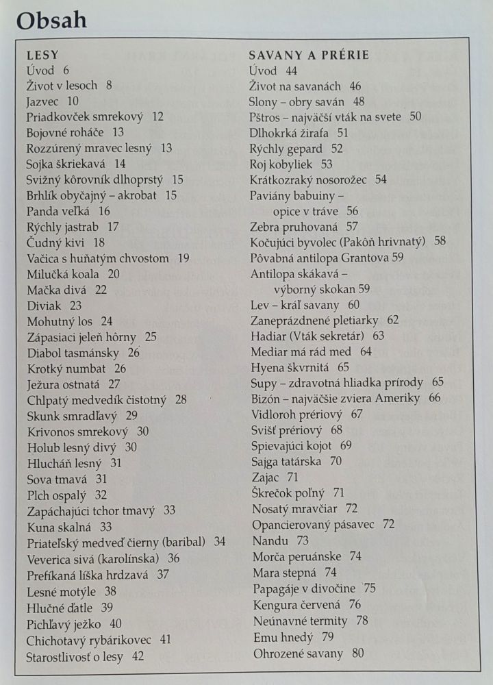 Nepoznaný svet zvierat