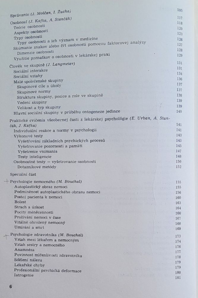 Lékařská psychologie / Učebnice pro lékařské fakulty