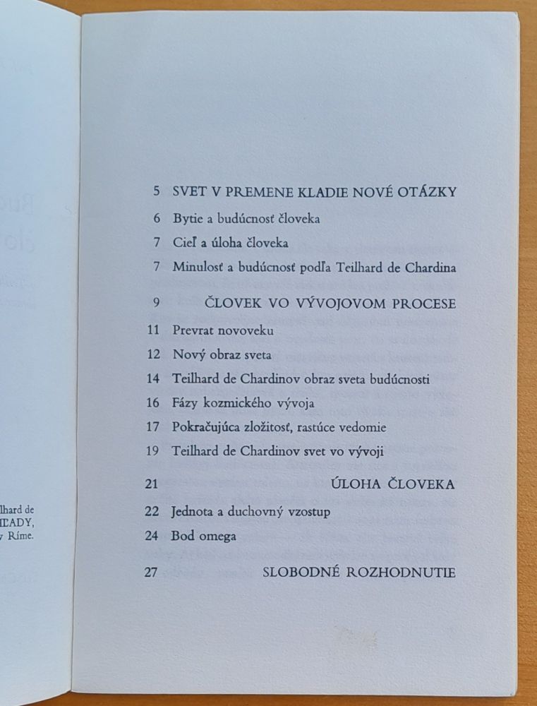 Budúcnosť človeka + Človek-tajomstvo