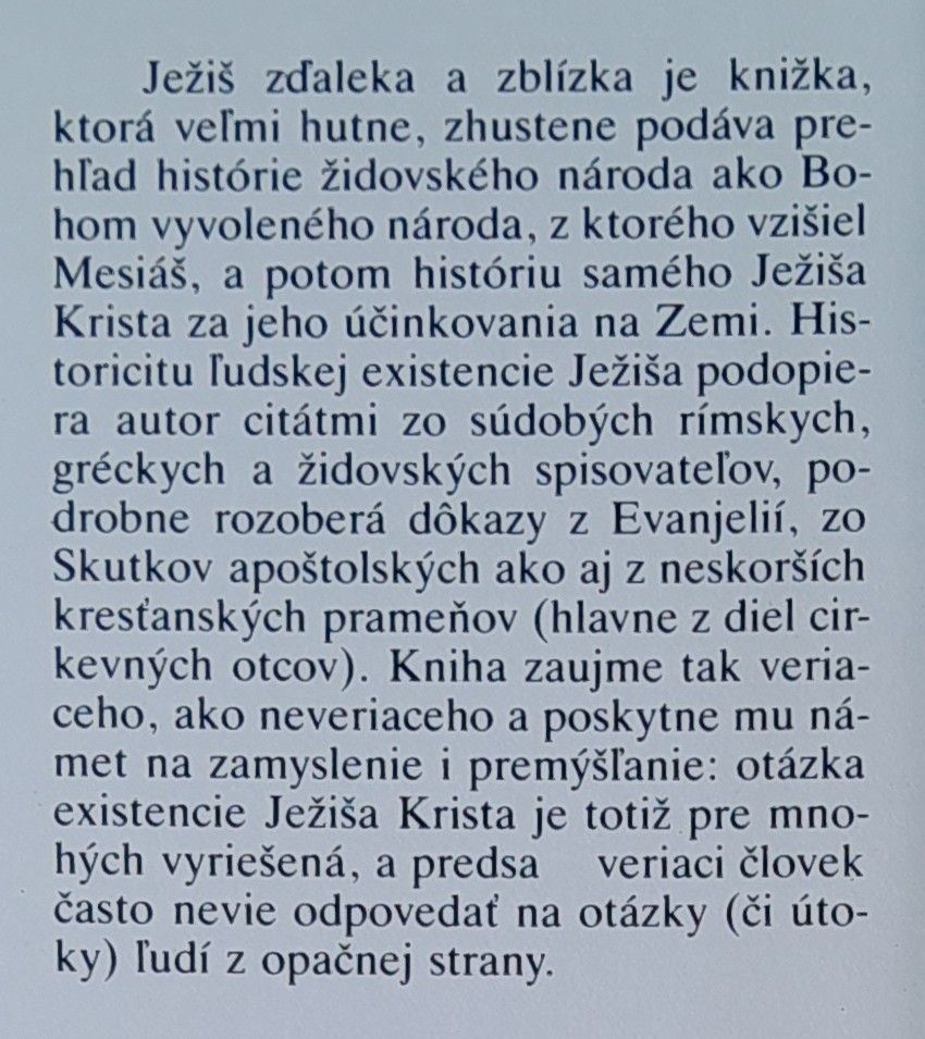 Ježiš zďaleka a zblízka