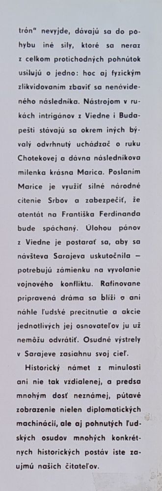 Ruže a trón 1. / Zabili nám Ferdinanda