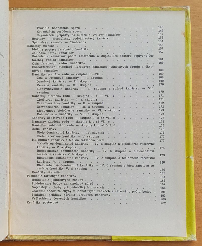 Chov kanárikov / Živočíšna výroba