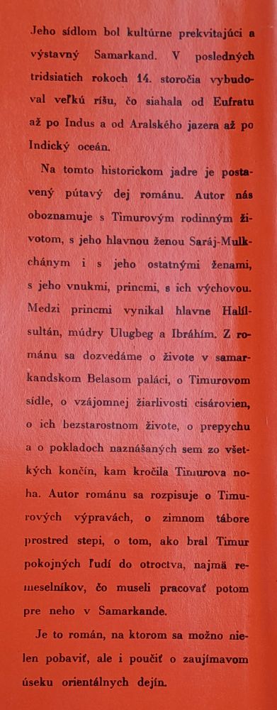 Chromý Timur / 1. diel série Hviezdy nad Samarkandom / SPKK