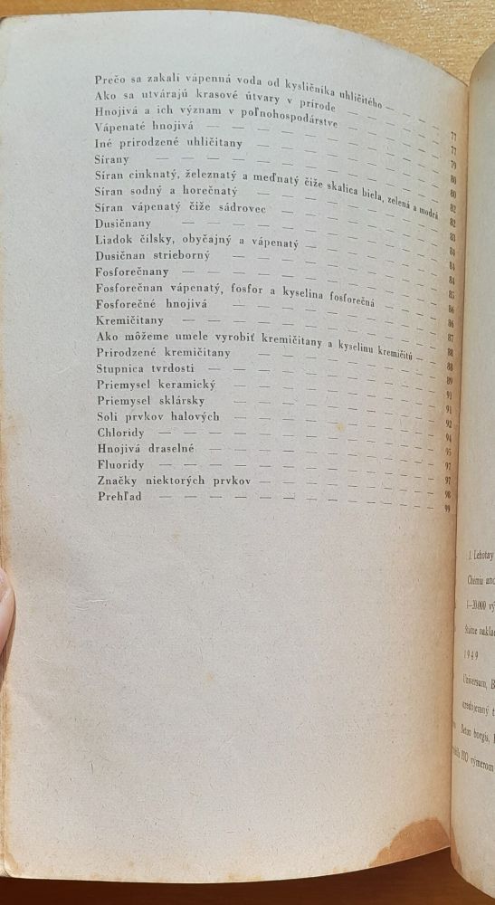 Chémia anorganická pre III. triedu stredných škôl