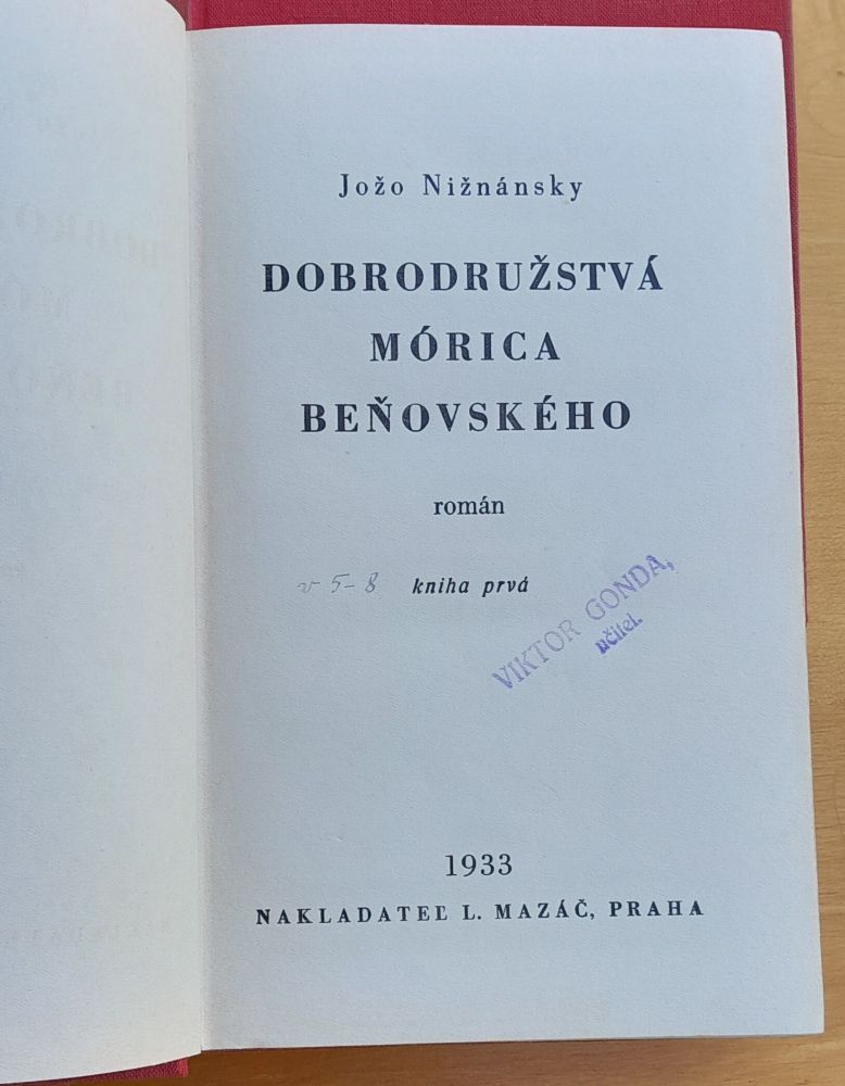 Dobrodružstvá Mórica Beňovského